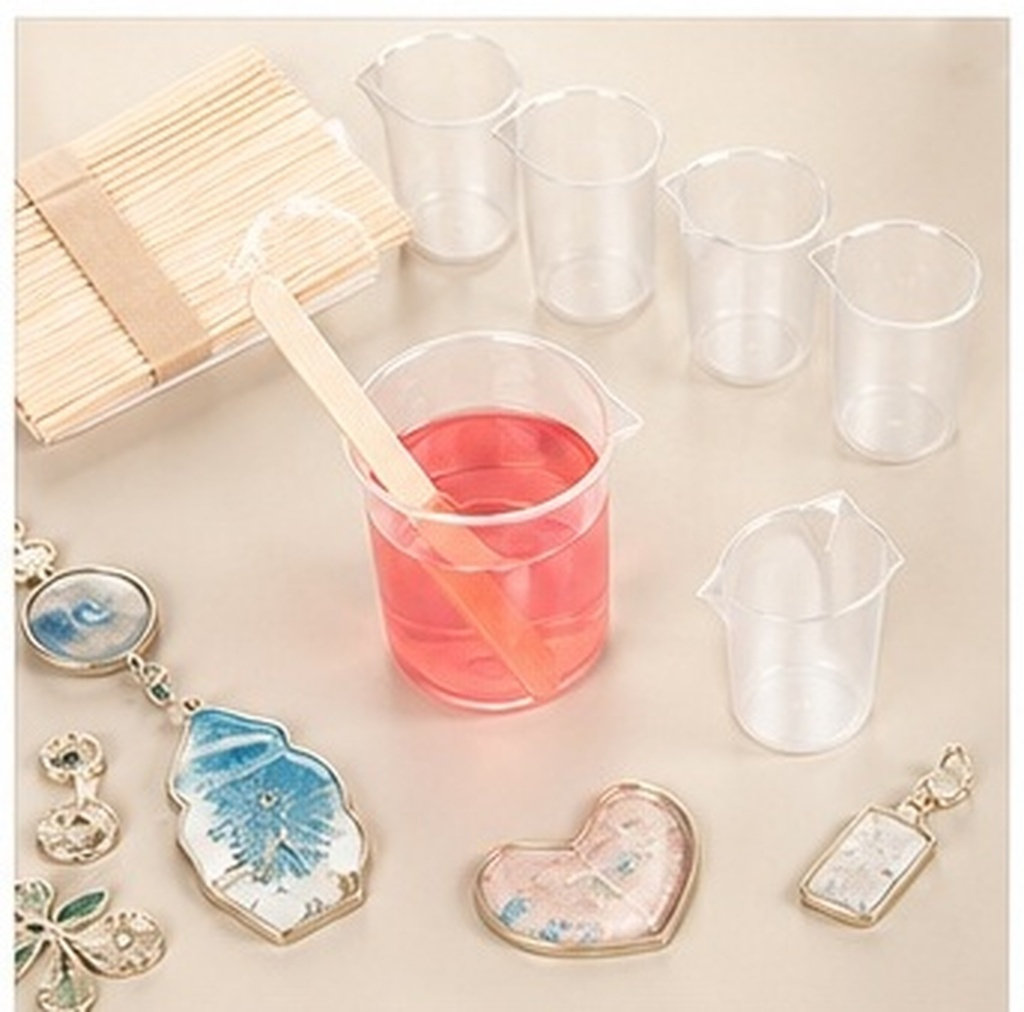 Silicone Epoxy Resin Molds Set - 1Set Resin Mixing Cups Set Epoxy