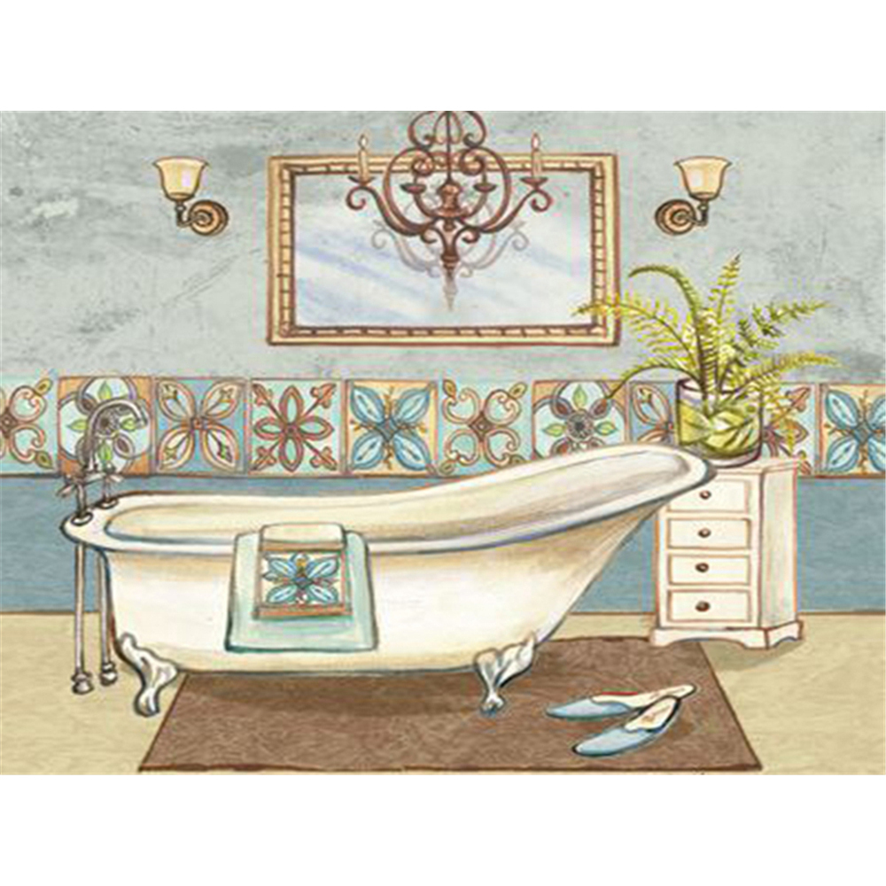 Cotton Embroidery Thread Skeins - Landscape Bathroom DIY Cross Stitch Embroidery
