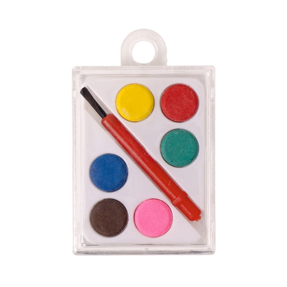 Watercolor Paint Set Solid Pigment - Portable with Painting Brush Watercolor Paint