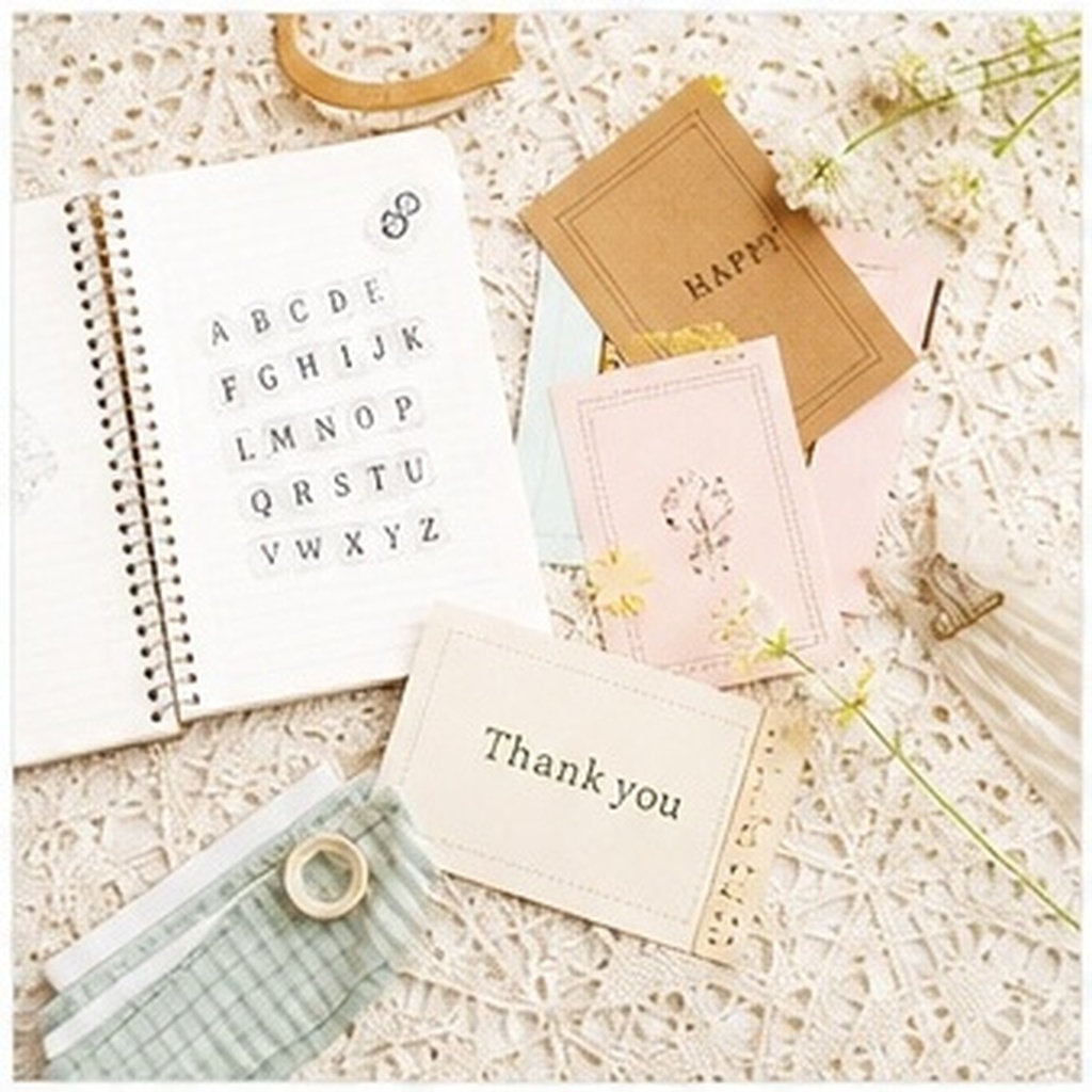 Clear Silicone Stamps For Card Making - 4Pcs Silicone Transparent Stamps Clear Alphabet