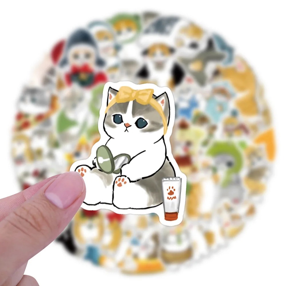 55Pcs Kawaii Cute Ocean‑Cat‑Hy - Scrapbooking 评论和价格