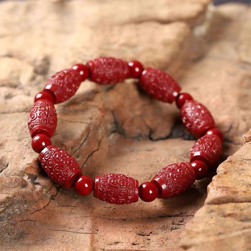 Women's Red Cinnabar Circular  - Beading 评论和价格