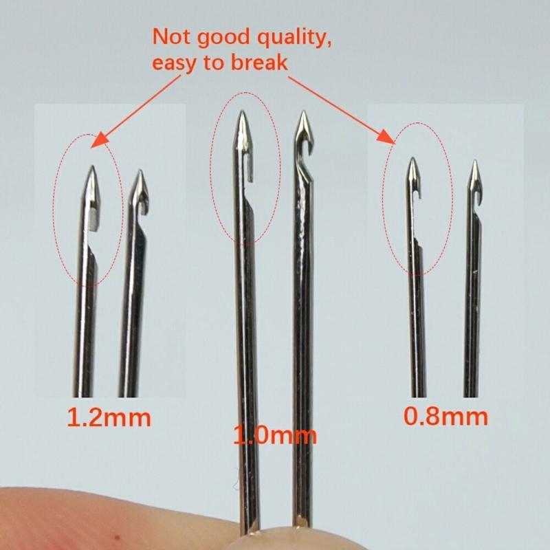  Embroidery Hook Set with Need - Wooden Crochet Hooks Ergonomic Handle 评论和价格