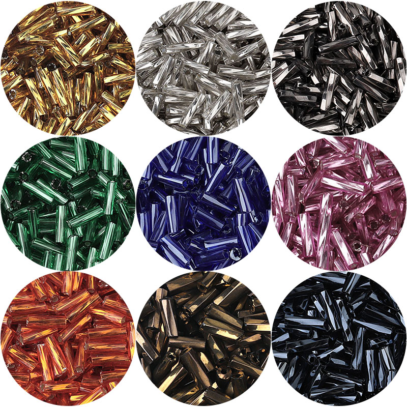Louleur Twist Bugles Czech Gla - Glass Seed Beads 2Mm Jewelry Making 评论和价格