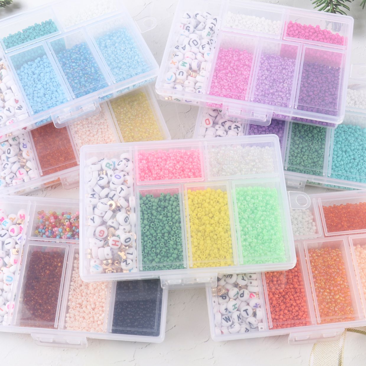 16 Style 2mm Charm Czech Glass - Glass Seed Beads 2Mm Jewelry Making 评论和价格