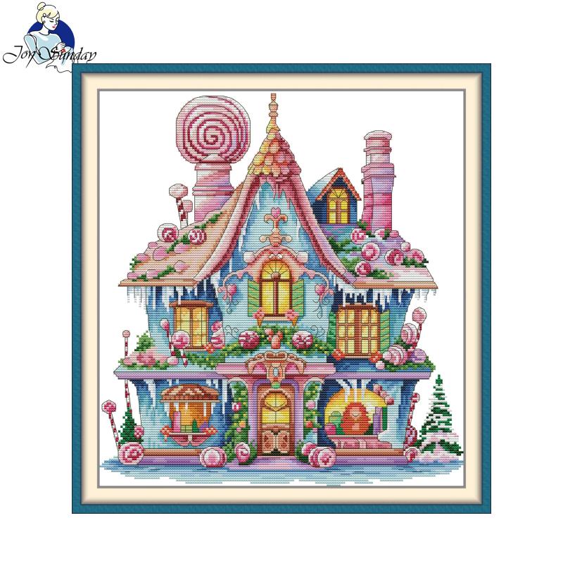 Joy Sunday Candy Cottage Print - Cotton Embroidery Thread Skeins 评论和价格
