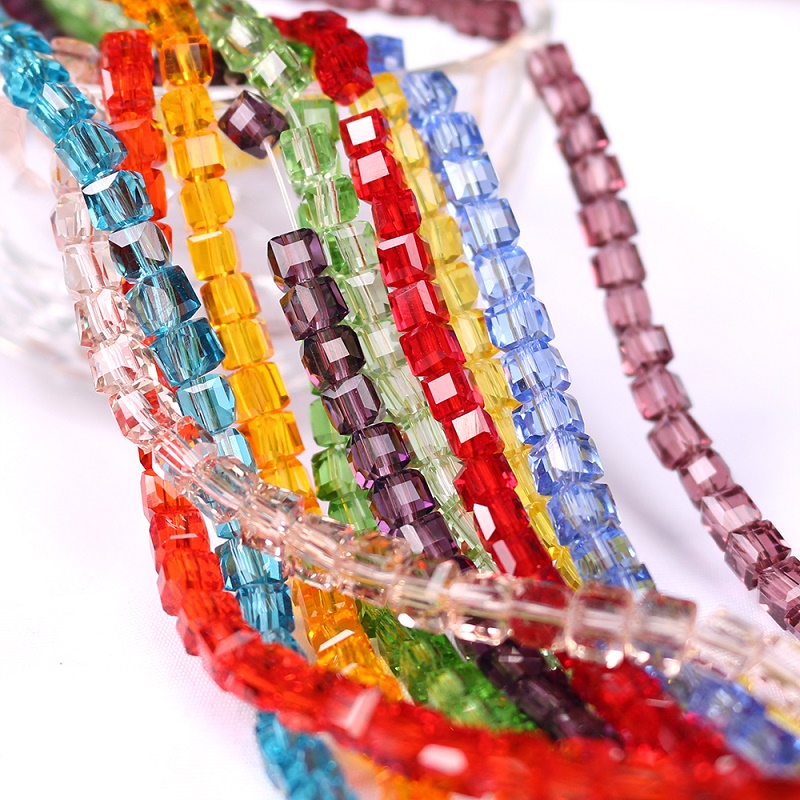 Austrian Glass Square Beads Gr - Glass Seed Beads 2Mm Jewelry Making 评论和价格