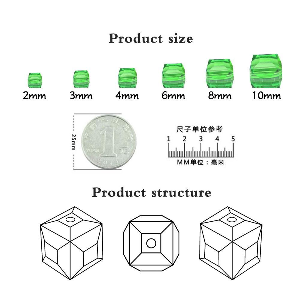 Austrian Glass Square Beads Gr - Glass Seed Beads 2Mm Jewelry Making 评论和价格