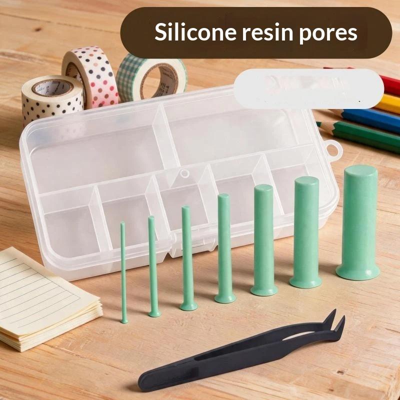 Resin Hole Maker Set 7 Sizes S - Silicone Epoxy Resin Molds Set 评论和价格