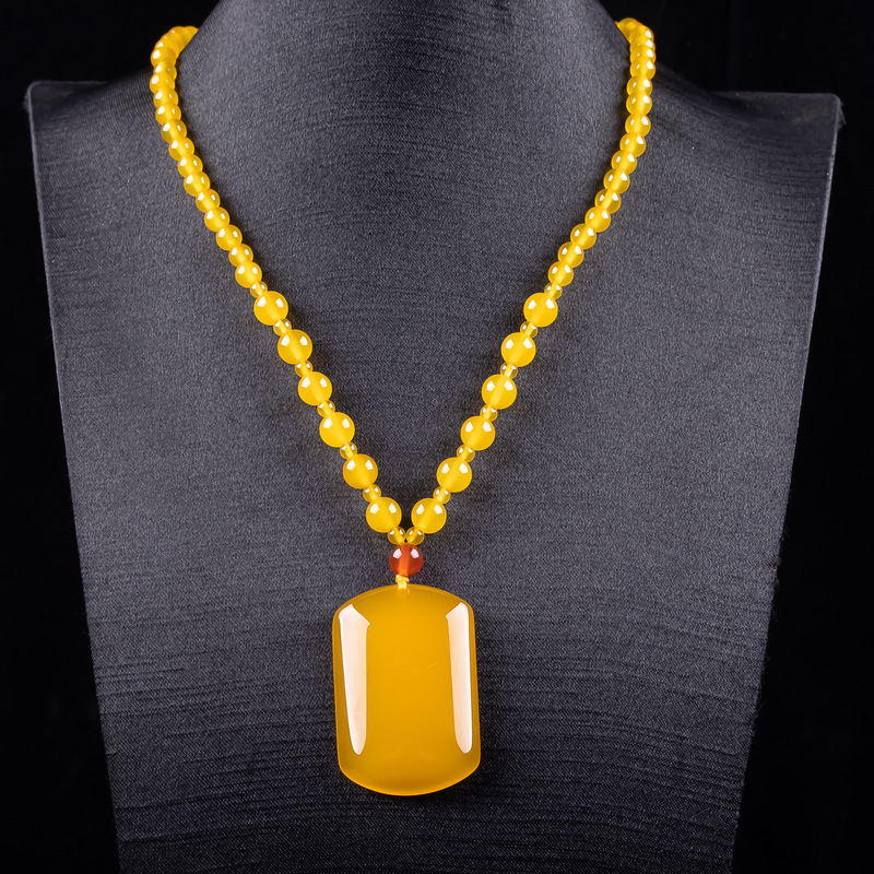Full-color golden chalcedony p - Beading 评论和价格