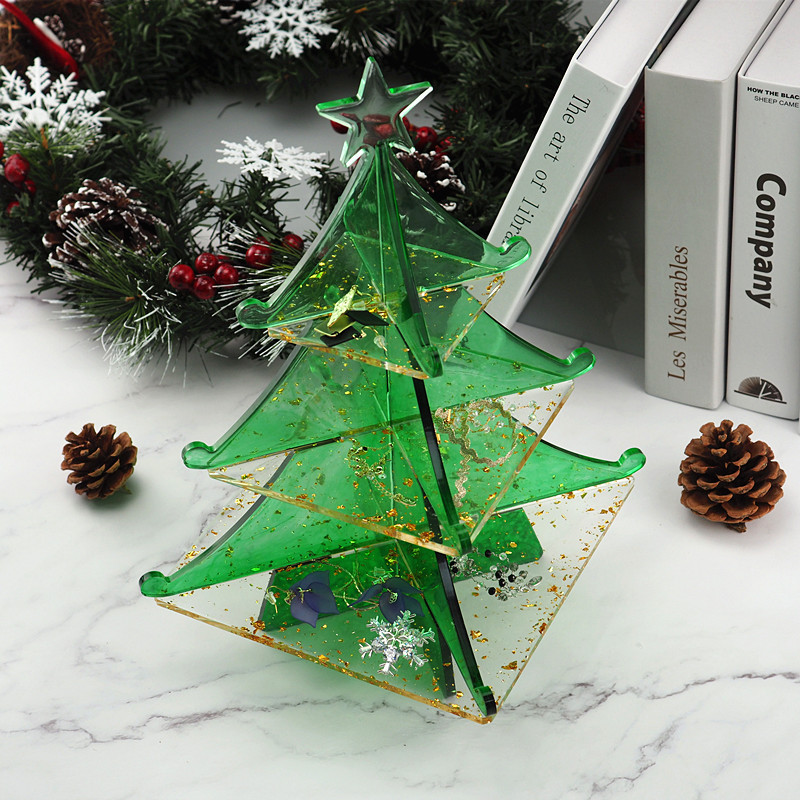 Christmas tree snowflake Stora - Silicone Epoxy Resin Molds Set 评论和价格