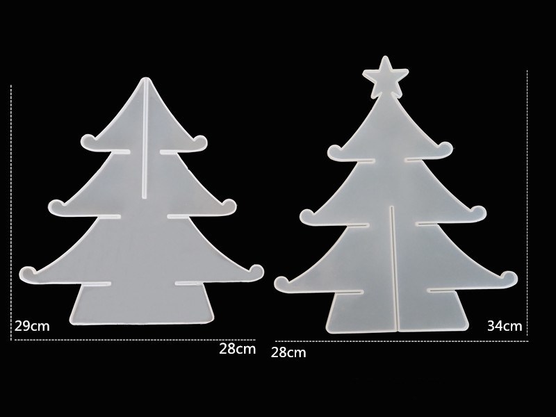 Christmas tree snowflake Stora - Silicone Epoxy Resin Molds Set 评论和价格
