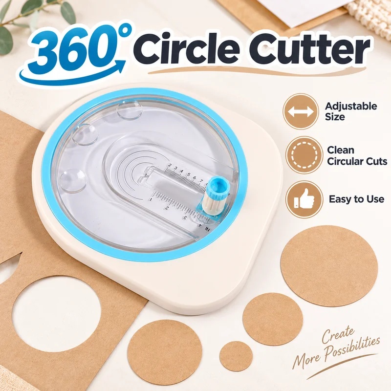 360° Rotating Circular Paper C - Scrapbooking 评论和价格