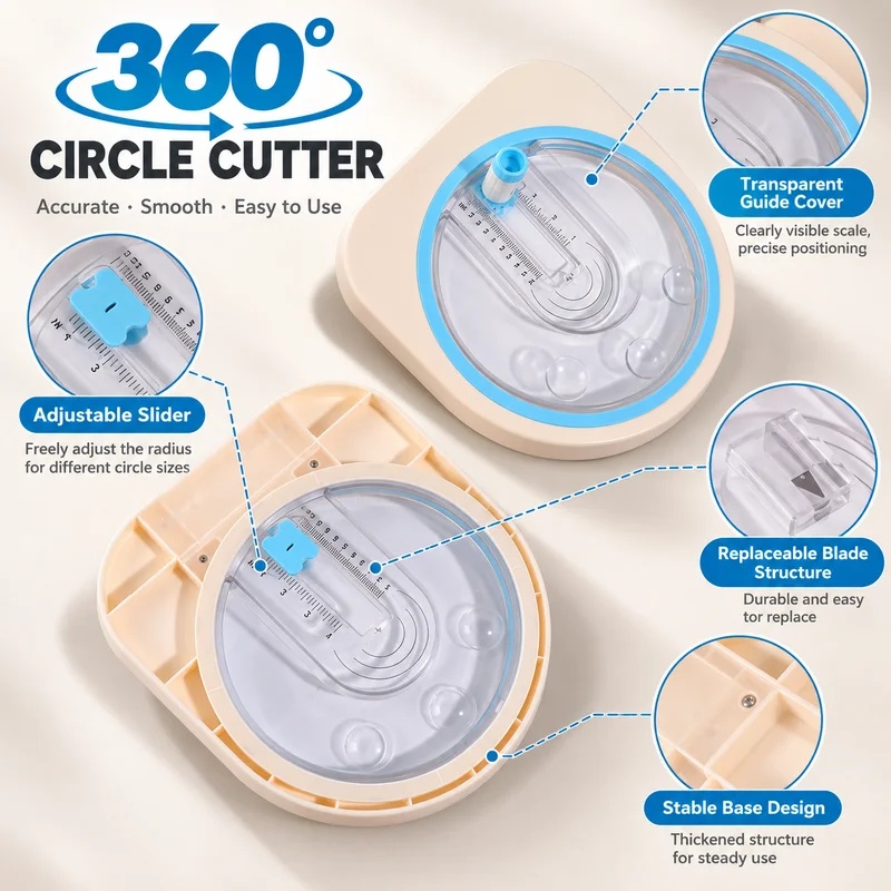 360° Rotating Circular Paper C - Scrapbooking 评论和价格