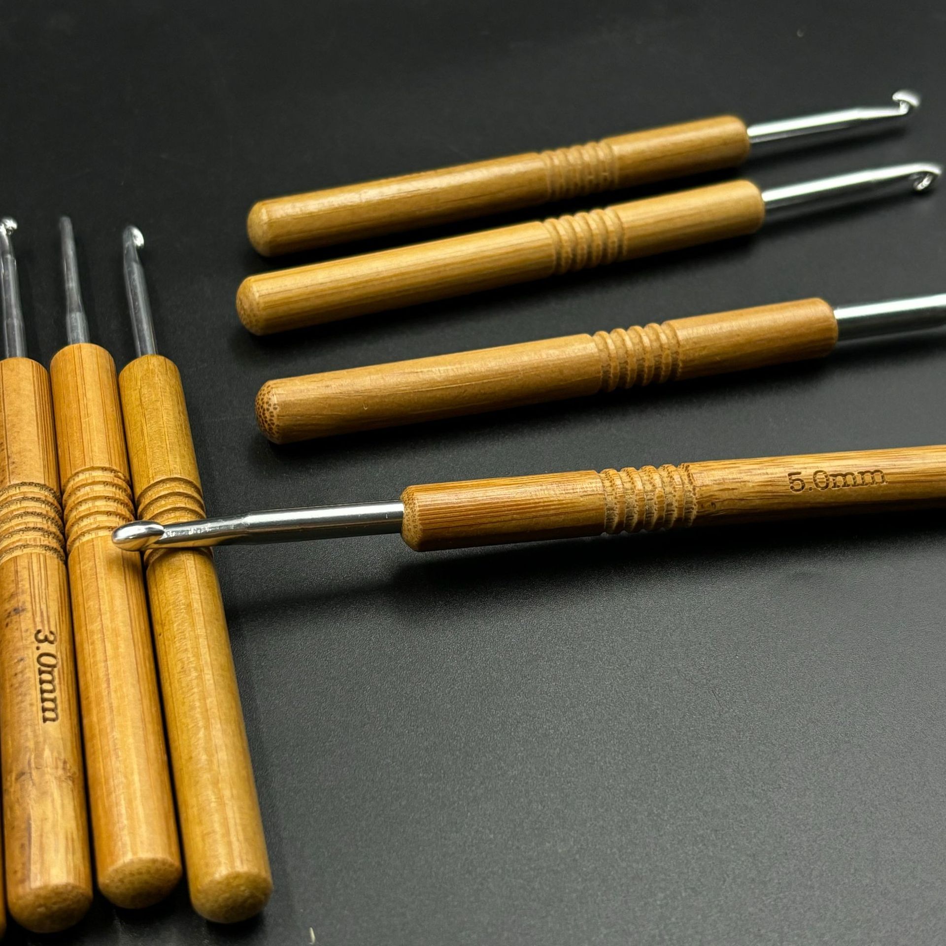 1pc Bamboo Wooden Handle Croch - Wooden Crochet Hooks Ergonomic Handle 评论和价格