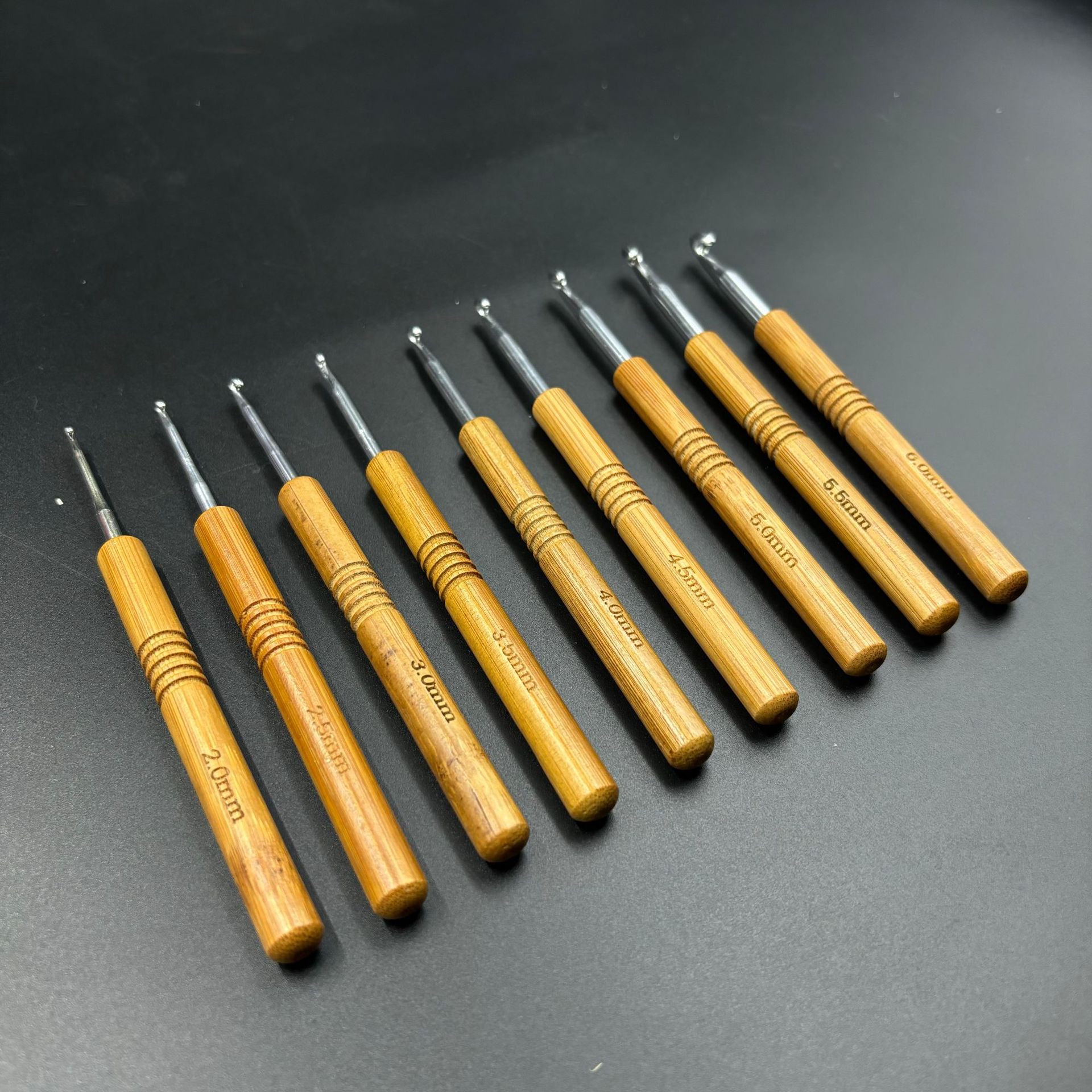 1pc Bamboo Wooden Handle Croch - Wooden Crochet Hooks Ergonomic Handle 评论和价格