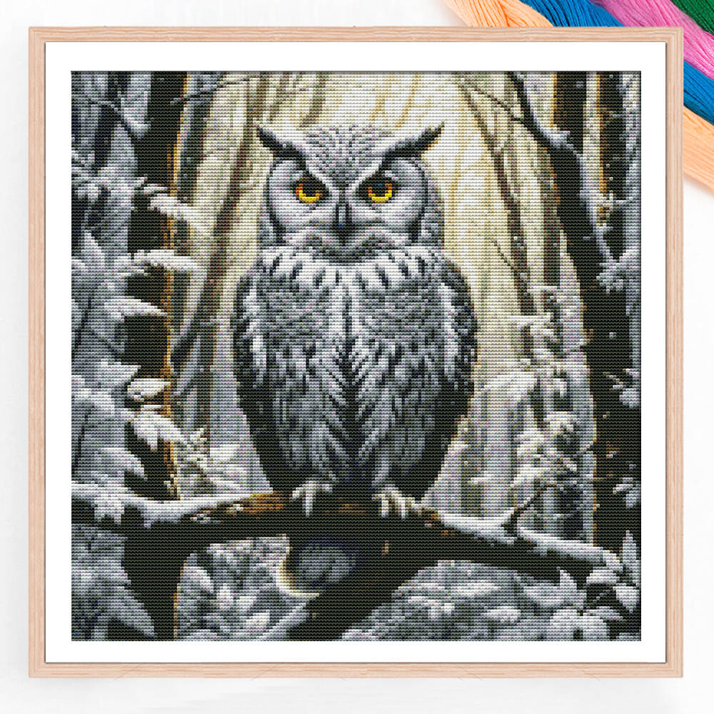 11CT Full Embroidery Animal Ow - Cotton Embroidery Thread Skeins 评论和价格